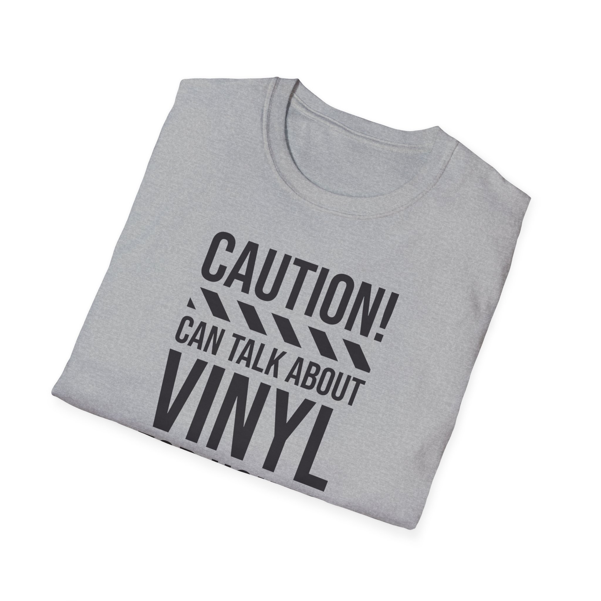 Vinyl Lover T-Shirt — "Caution! Can Talk About Vinyl For Hours" Music Tee - Image 22