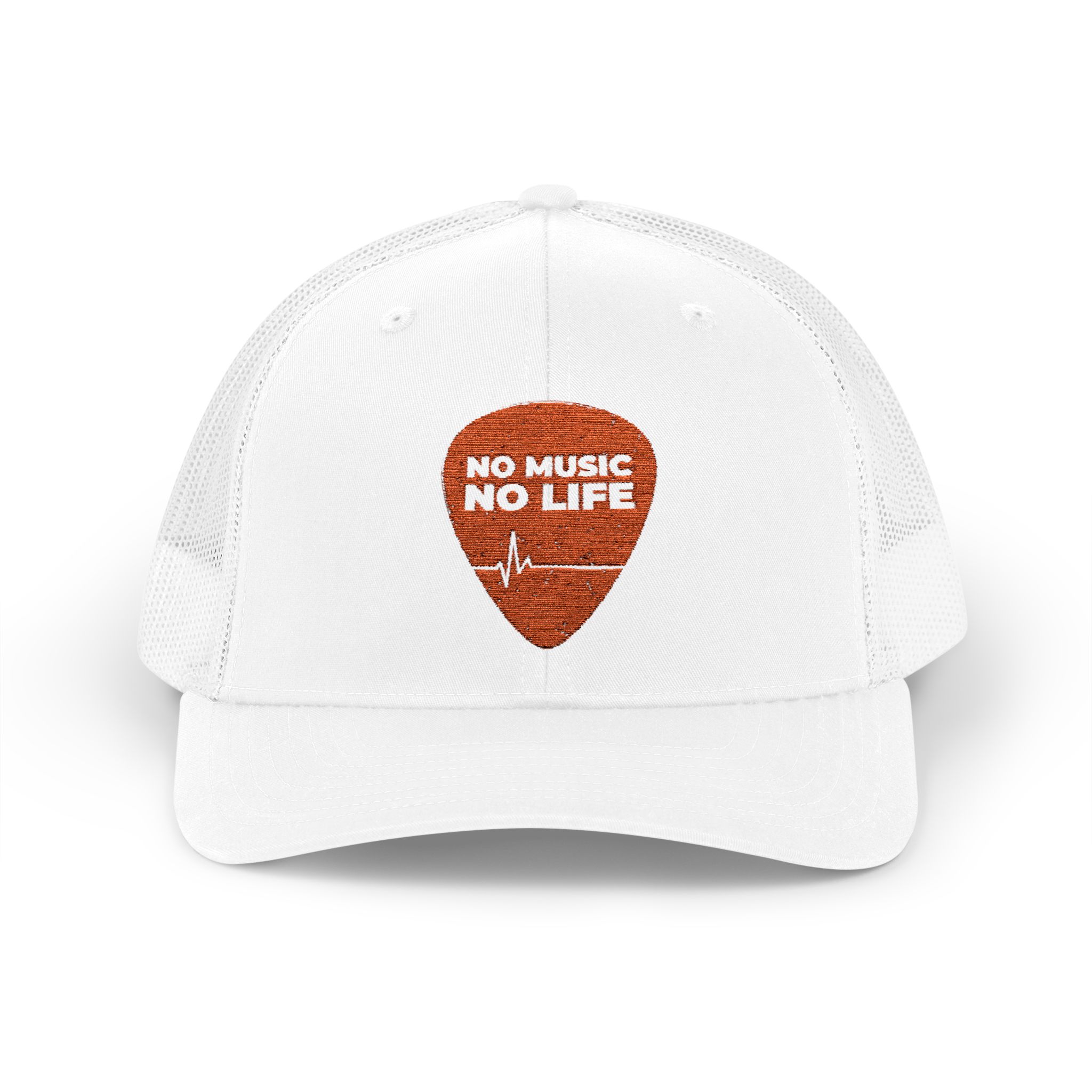 Music Lover Snapback Trucker Cap - 'No Music No Life' - Image 1