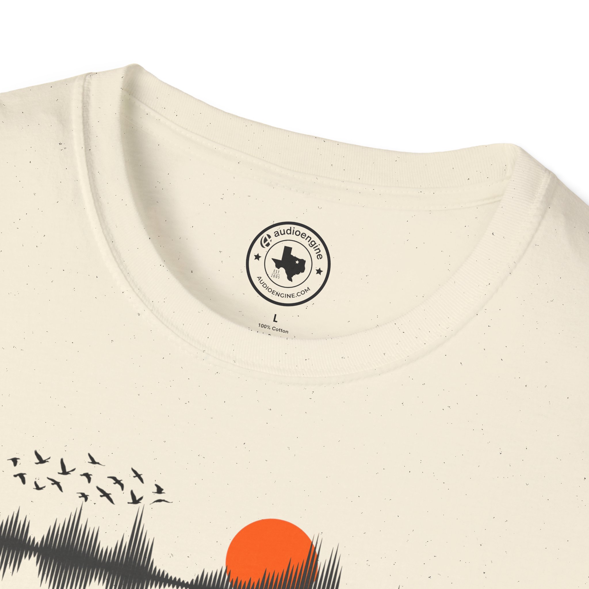 Sunset Soundwave T-Shirt — Minimal Nature Waveform Tee - Image 43