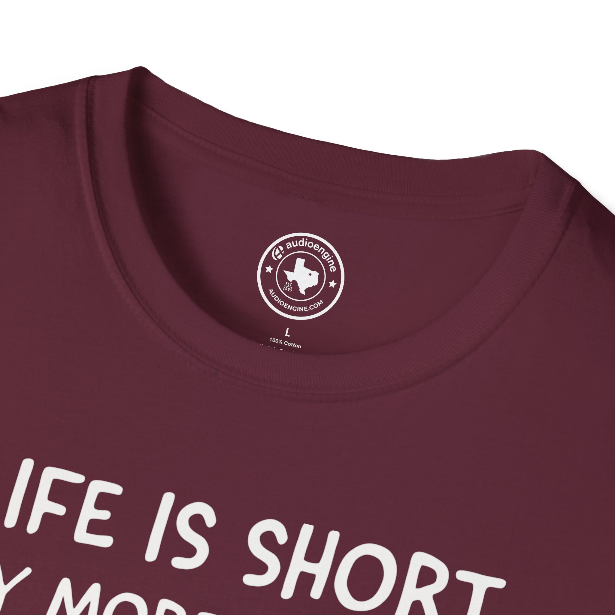 Life Is Short Buy More Records T-Shirt — Vinyl Lover Tee - Image 27