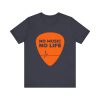 Music Lover's Short Sleeve Tee, "No Music No Life" Shirt, Gift for Musicians, Concert T-Shirt, Casual Music Apparel - Thumbnail Image 21