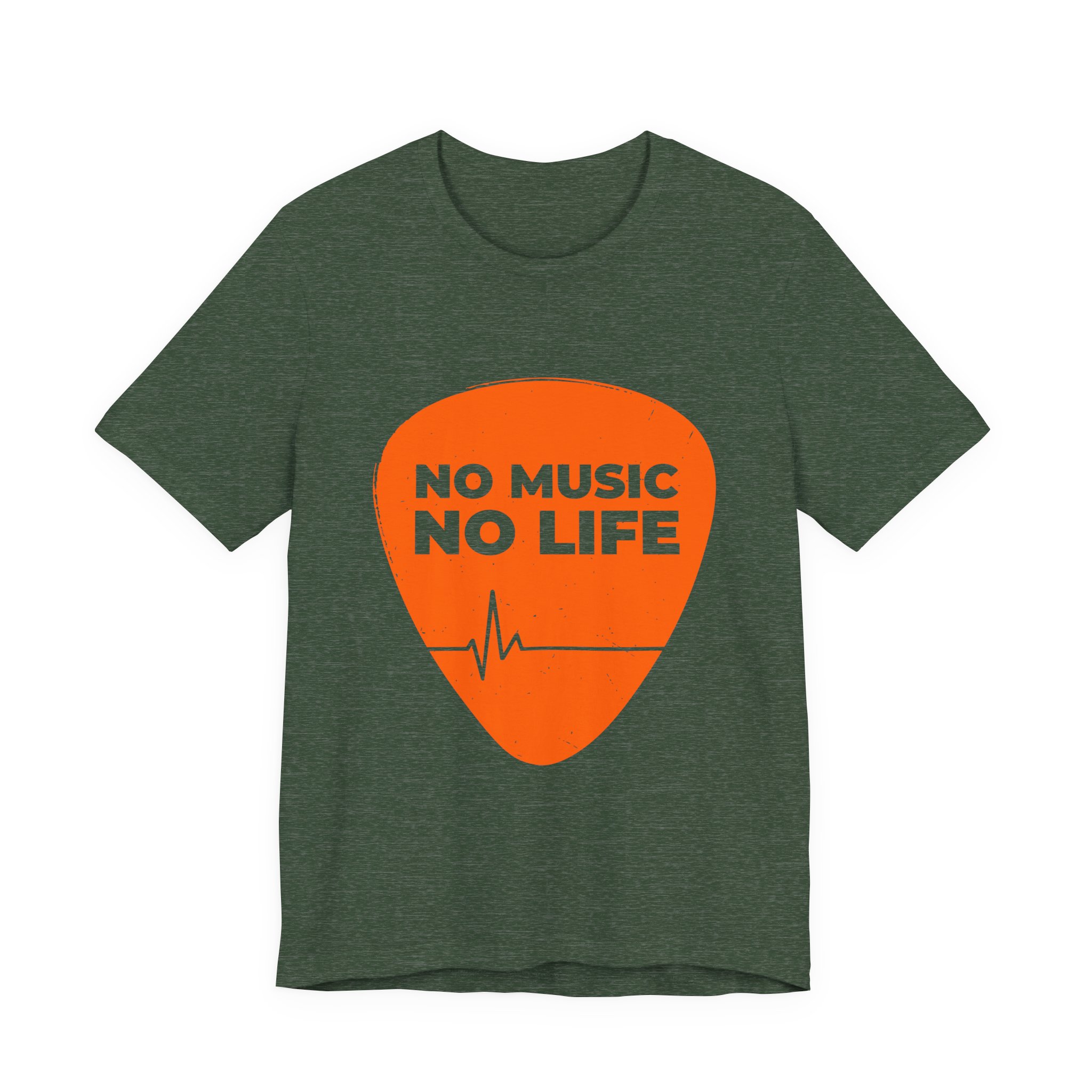 Music Lover's Short Sleeve Tee, "No Music No Life" Shirt, Gift for Musicians, Concert T-Shirt, Casual Music Apparel - Image 19