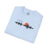 Sunset Soundwave T-Shirt — Minimal Nature Waveform Tee - Thumbnail Image 108