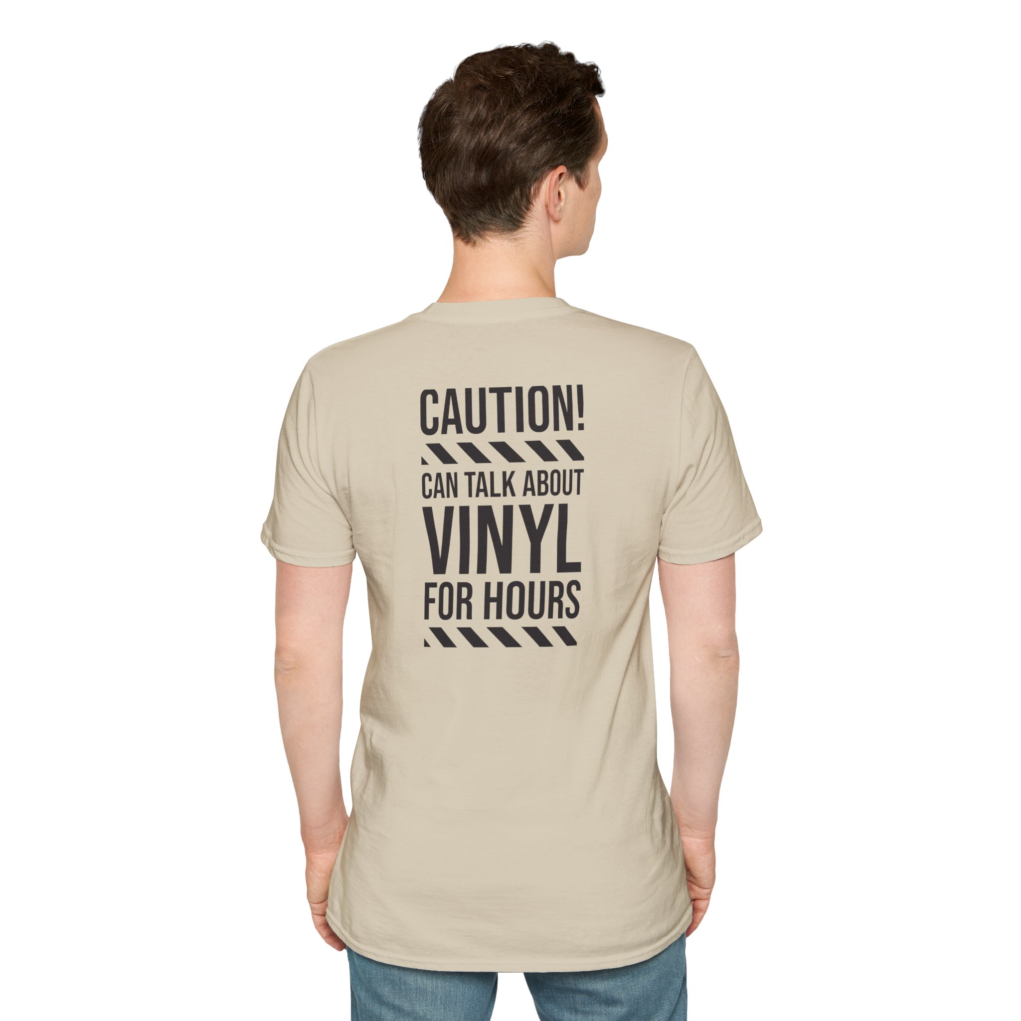 Vinyl Lover T-Shirt — "Caution! Can Talk About Vinyl For Hours" Graphic Tee - Image 18