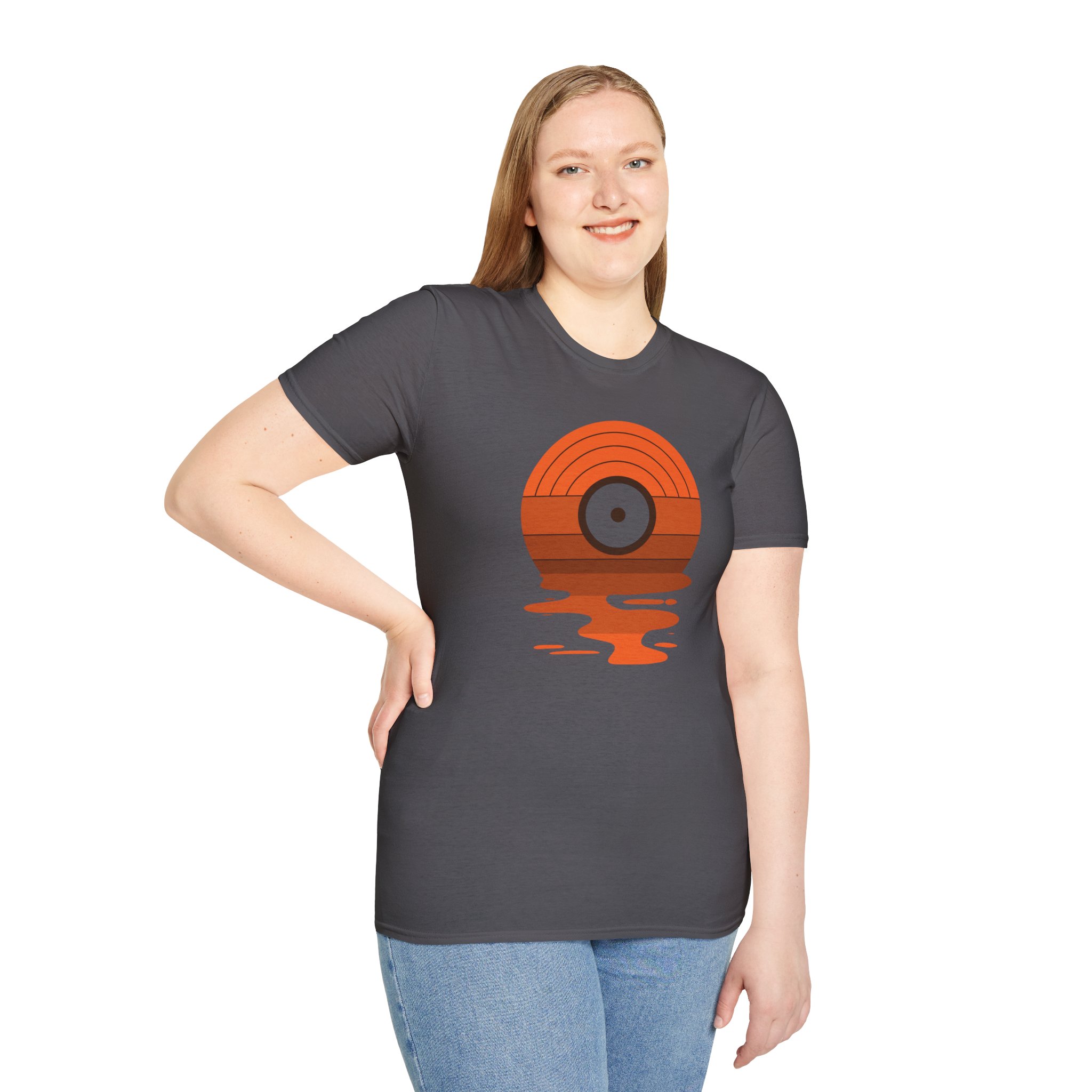 Vinyl Sunset T-Shirt — Retro Record Graphic Tee - Image 71