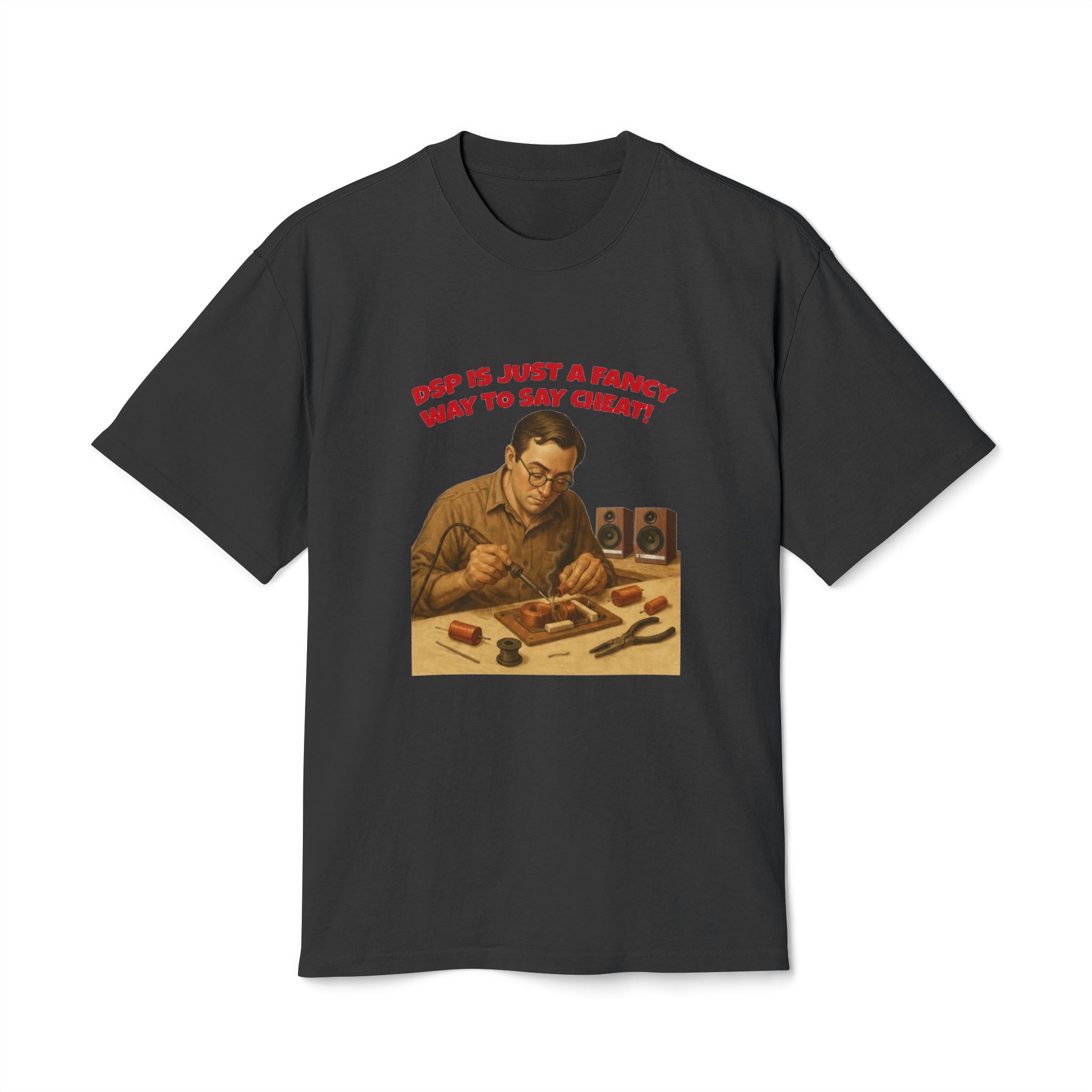 Retro Humor Unisex Heavy Faded Tee - "DSP is Just a Fancy Way to Say Cheaty!" - Image 25