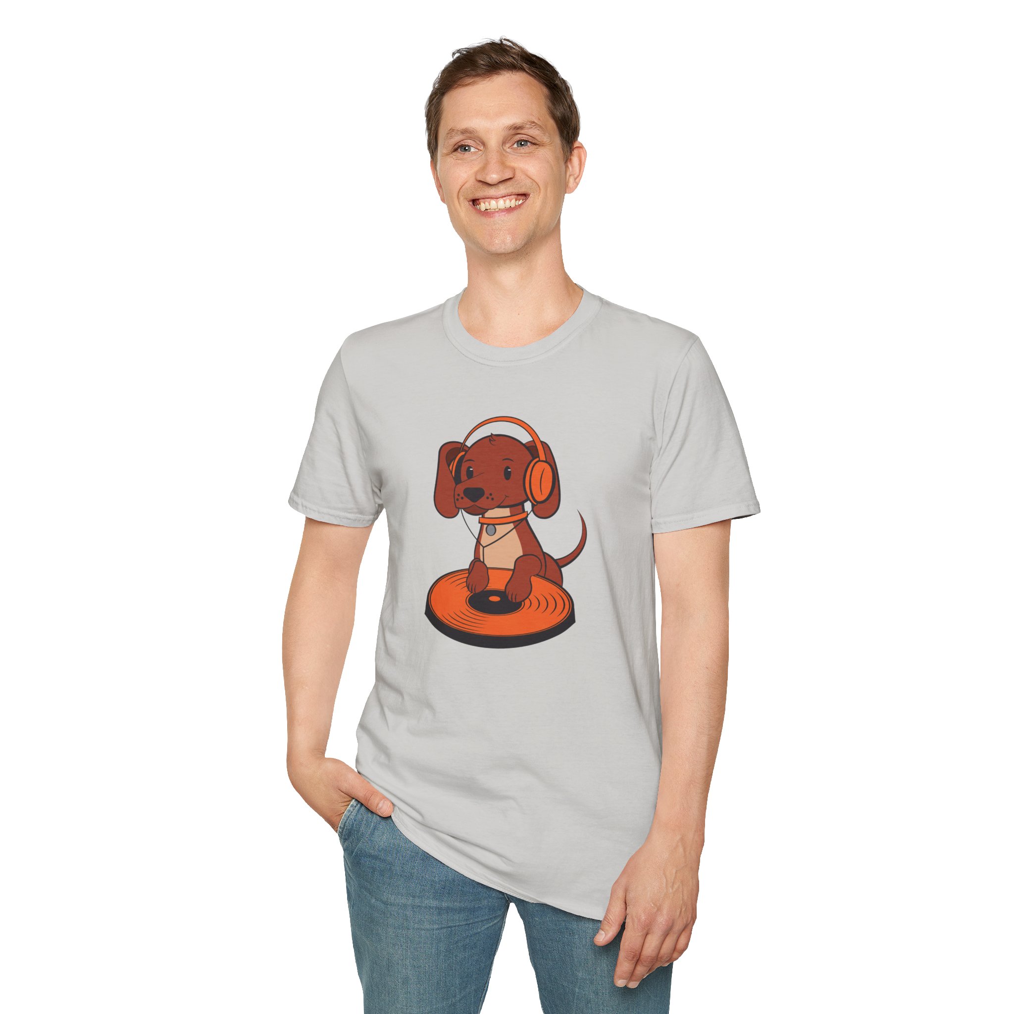 DJ Dachshund Tee — Cute Dog with Headphones Graphic T-Shirt - Image 36