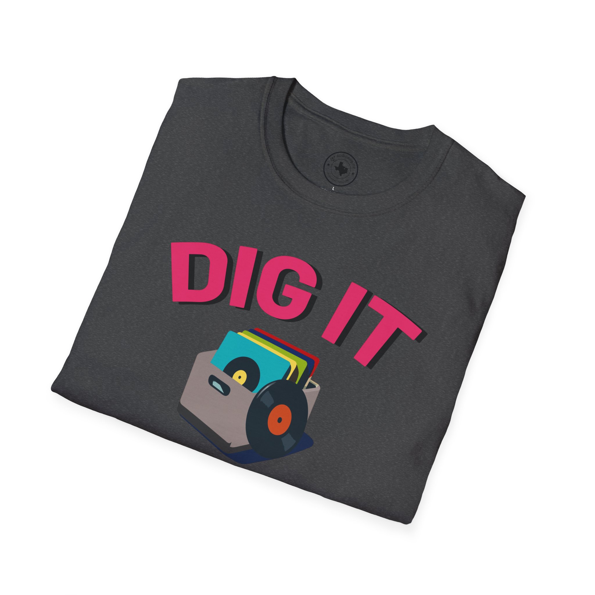 Dig It T-Shirt — Retro Excavator Graphic Tee - Image 103