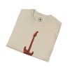Electric Guitar Graphic T-Shirt — Red Psychedelic Music Tee - Thumbnail Image 40