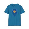 Sunset Vinyl Record T‑Shirt — Retro Music Lake Graphic Tee - Thumbnail Image 225