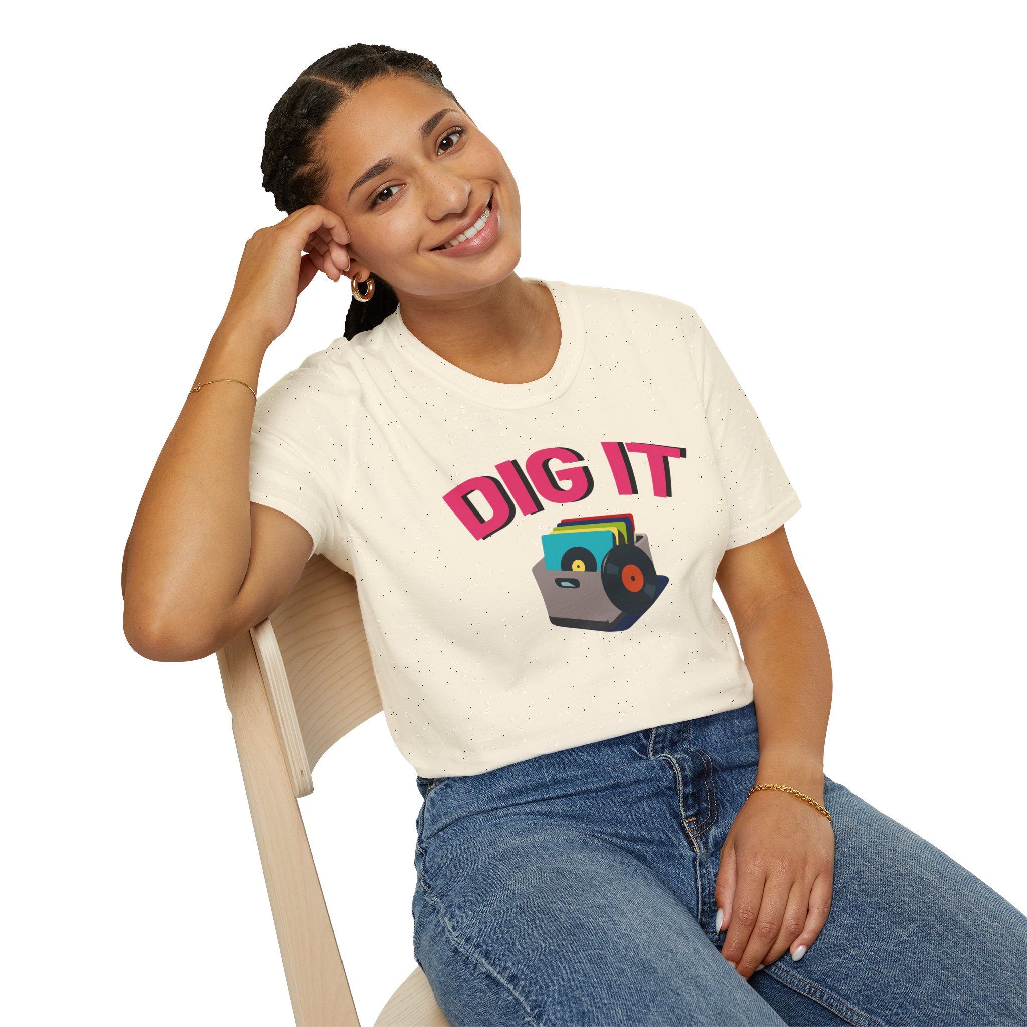 Dig It T-Shirt — Retro Excavator Graphic Tee - Image 54