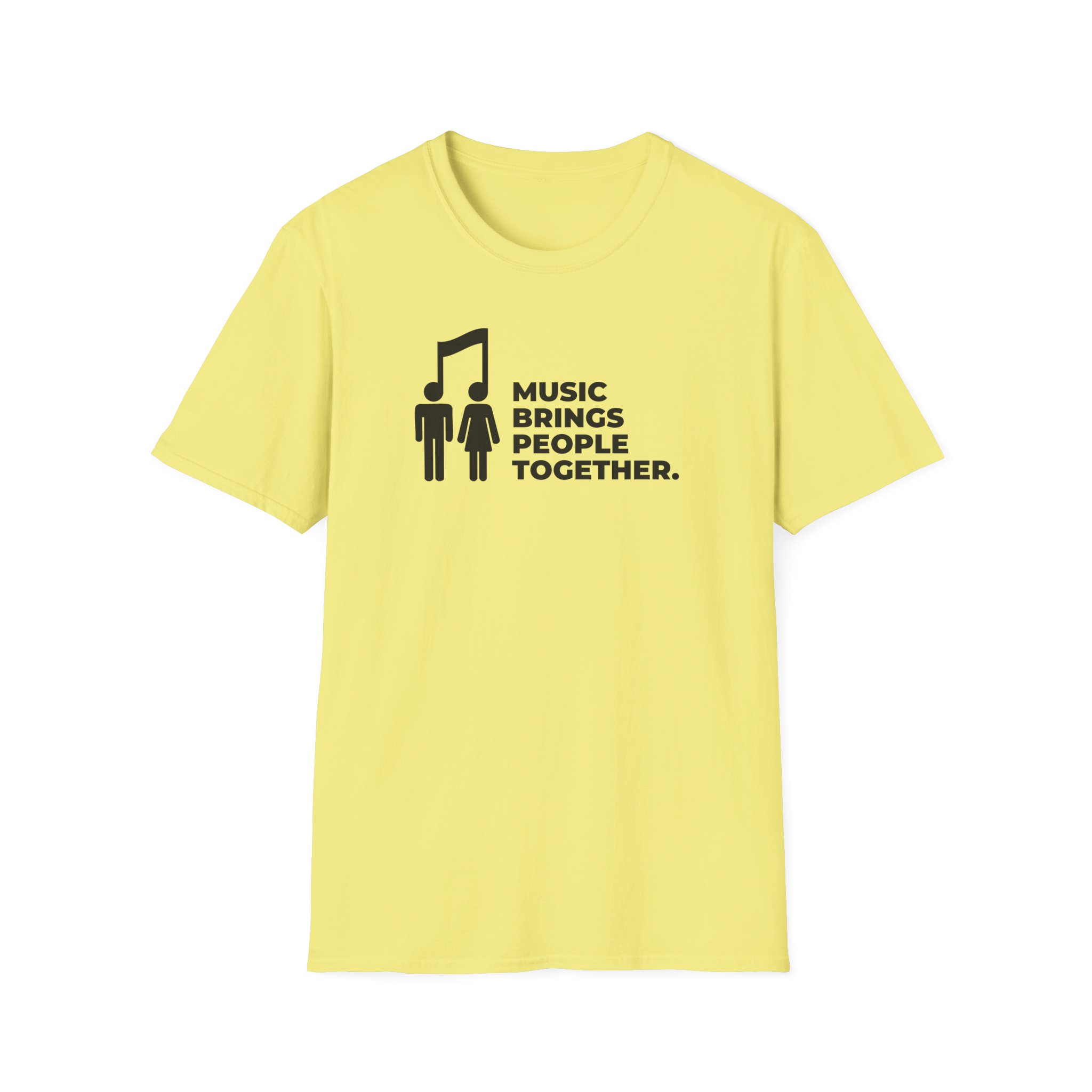 Music Brings People Together Unisex Softstyle T-Shirt - Image 17
