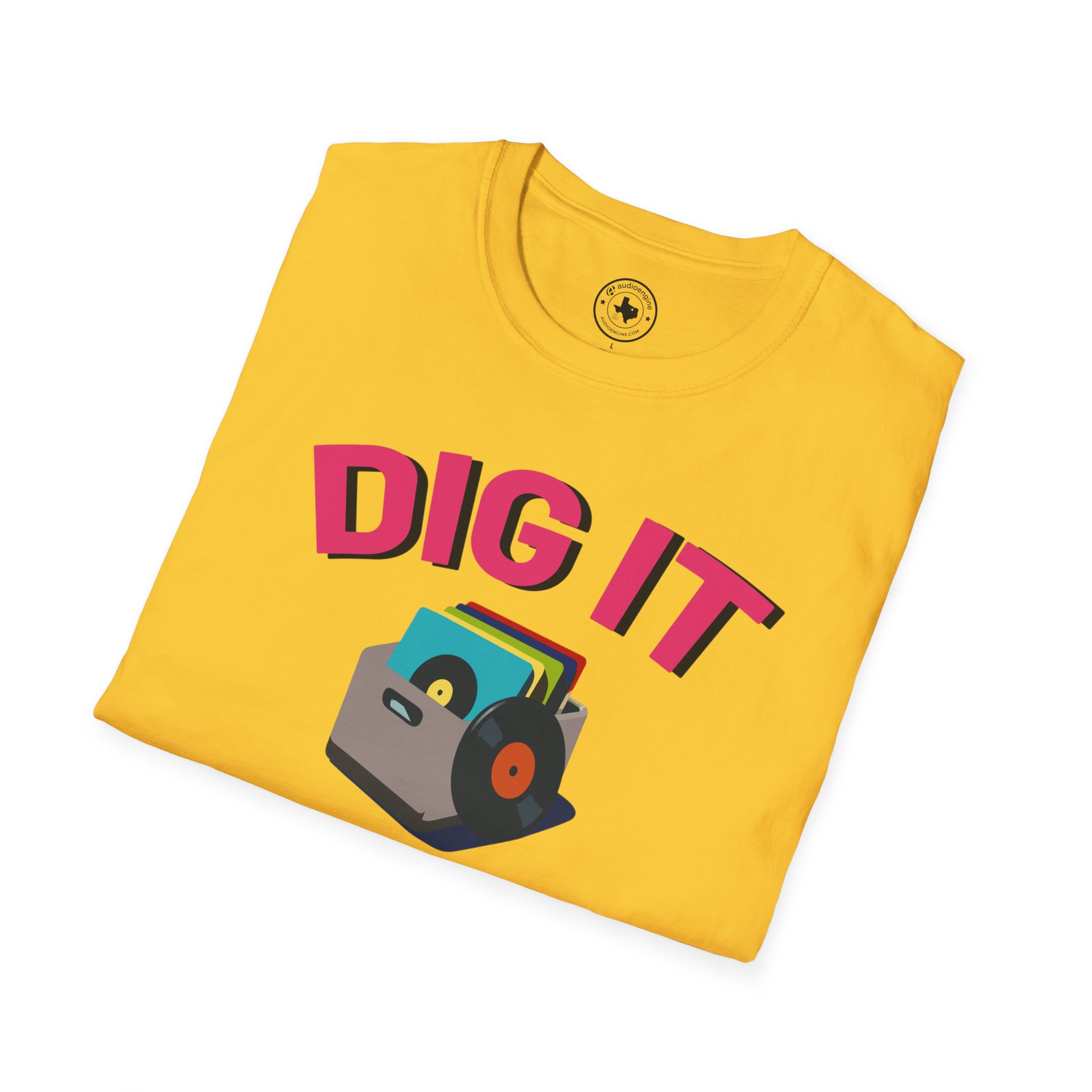 Dig It T-Shirt — Retro Excavator Graphic Tee - Image 67