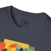 Retro Geometric Vinyl Record T-Shirt - Thumbnail Image 4