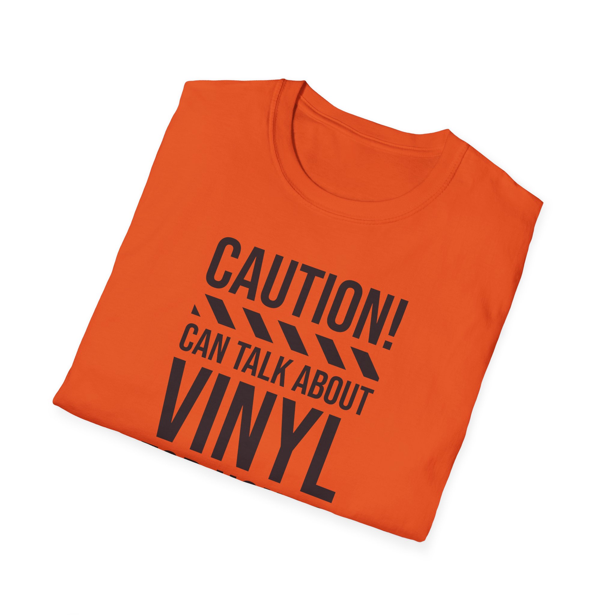 Vinyl Lover T-Shirt — "Caution! Can Talk About Vinyl For Hours" Music Tee - Image 28