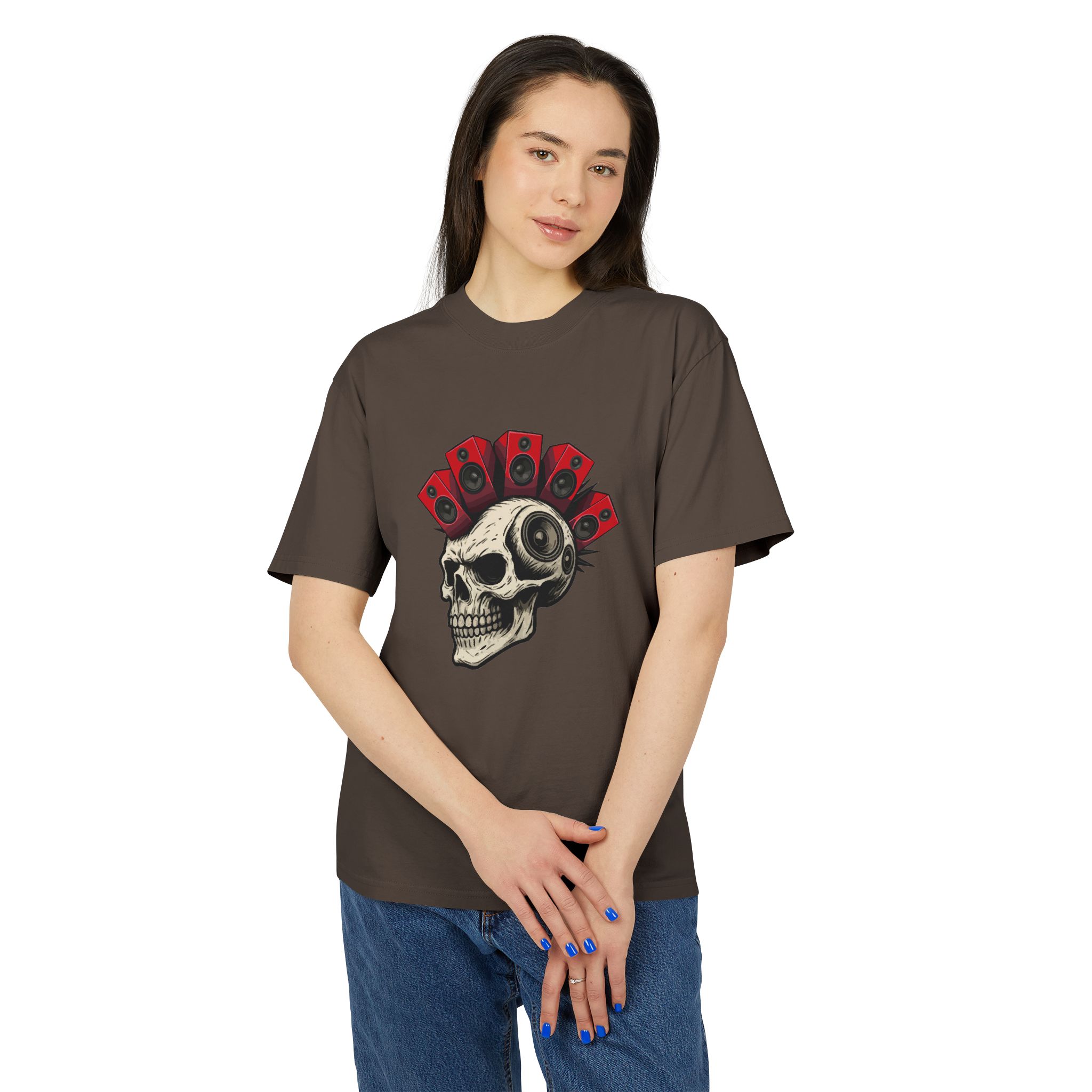 Faded Skull Music Tee - Unisex Retro Graphic T-Shirt - Image 15