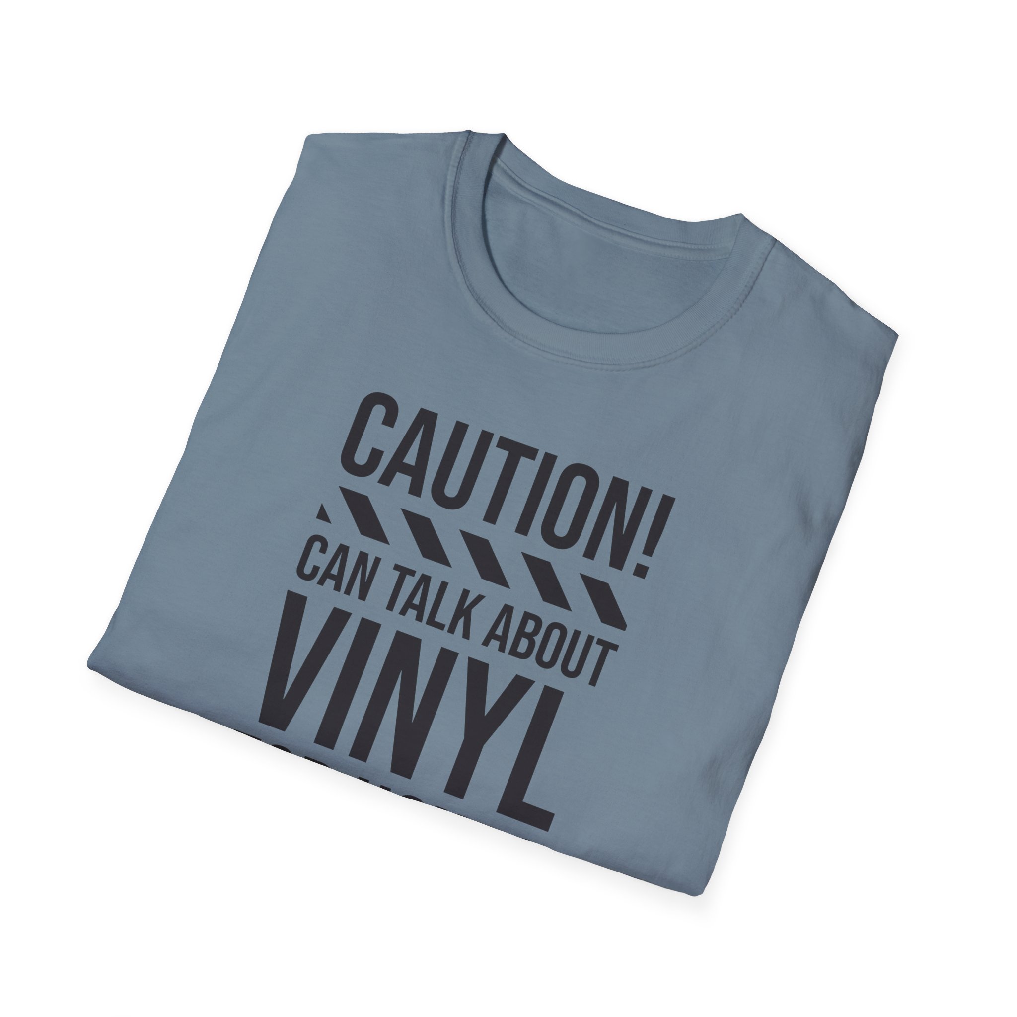Vinyl Lover T-Shirt — "Caution! Can Talk About Vinyl For Hours" Music Tee - Image 88