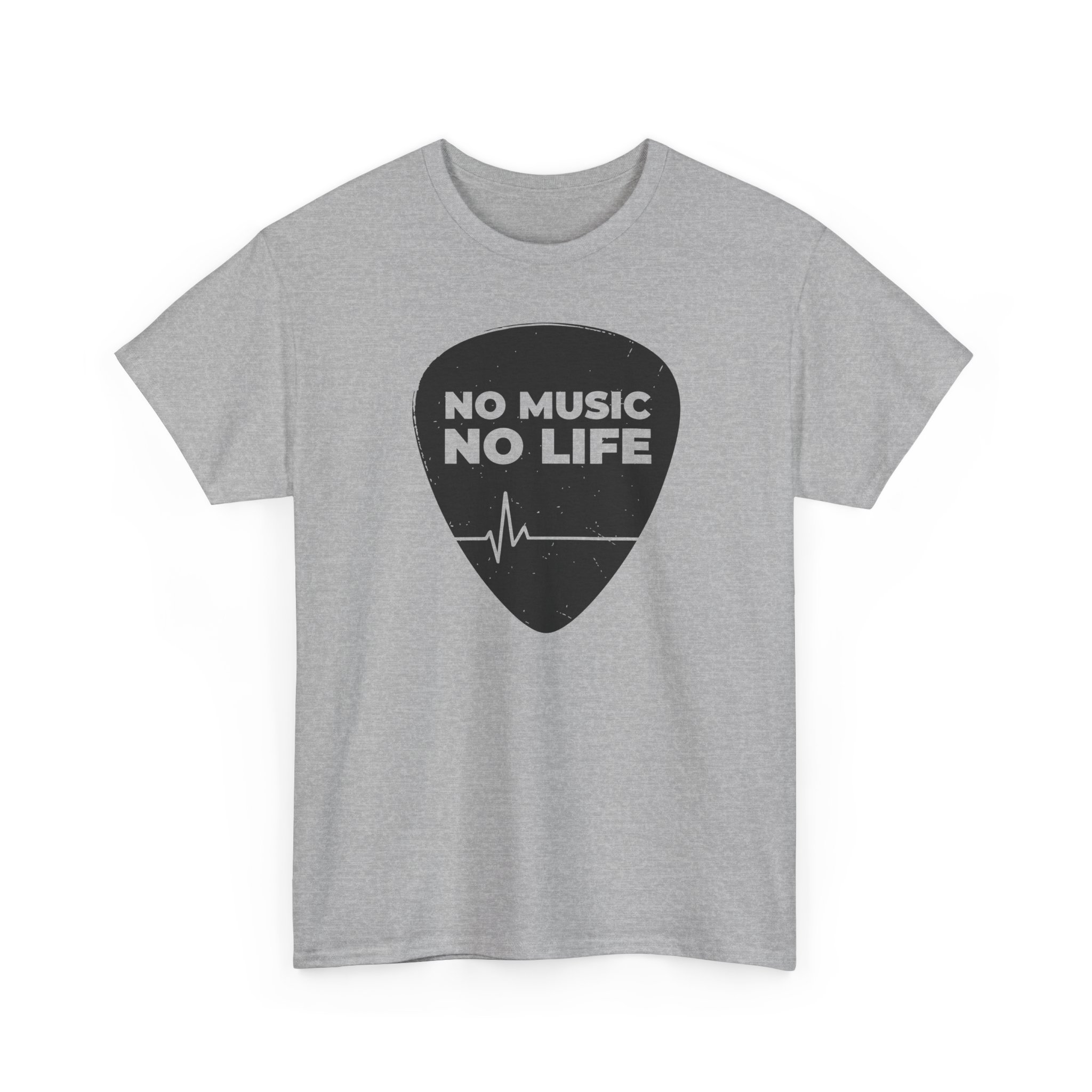 Music Lover Unisex Tee - "No Music No Life" Graphic T-Shirt - Image 15