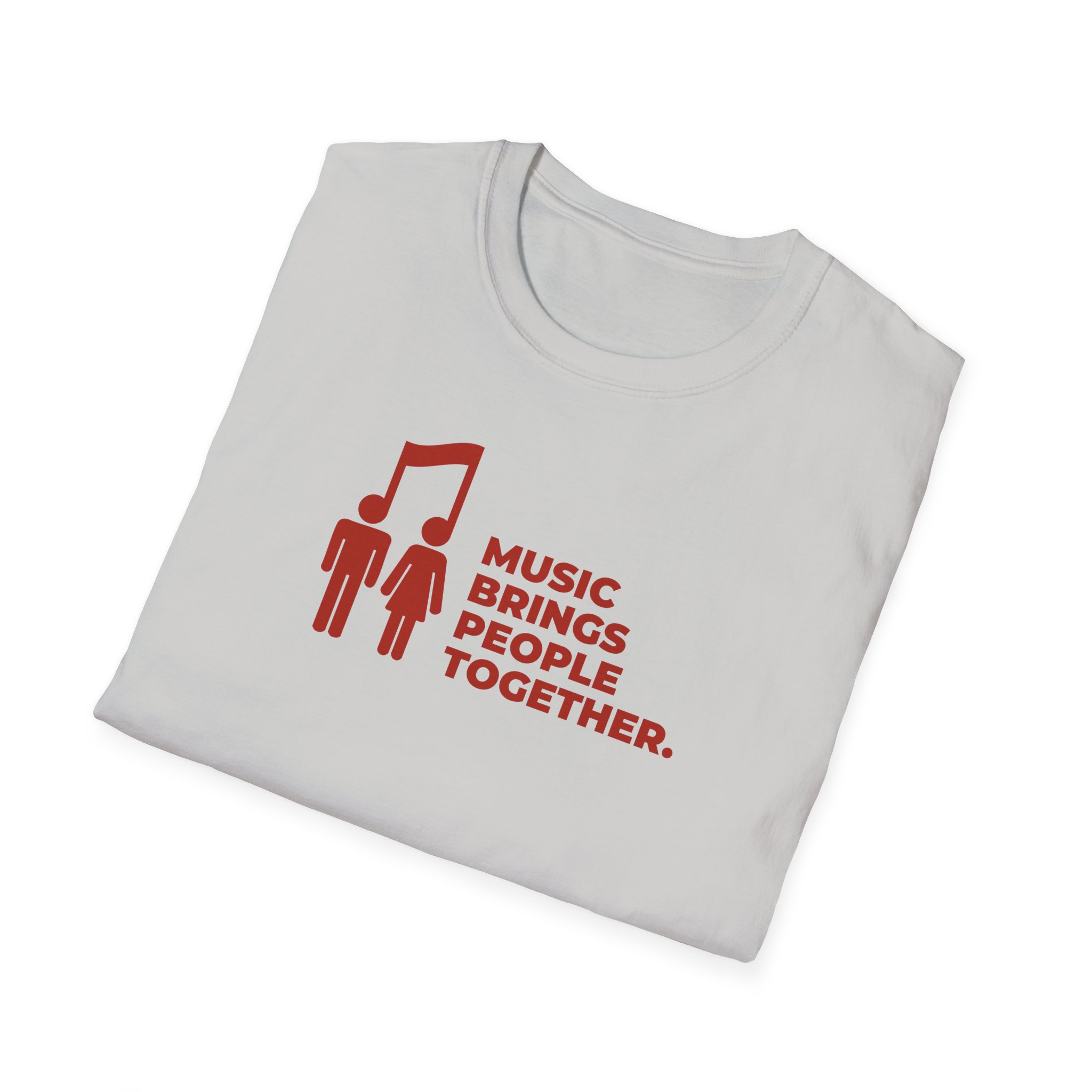 Music Brings People Together Unisex Softstyle T-Shirt - Image 16