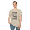 Vinyl Lover T-Shirt — "Caution! Can Talk About Vinyl For Hours" Music Tee - Thumbnail Image 18