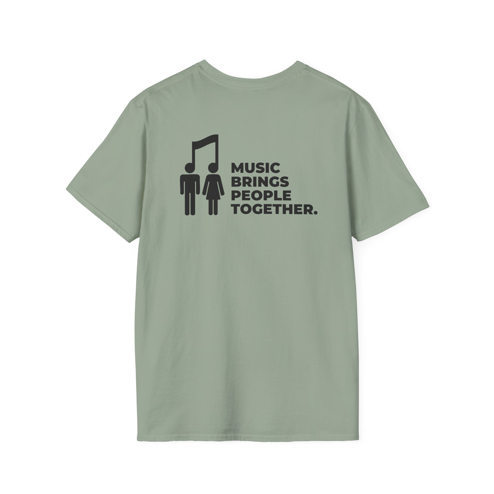 Unisex Smile & Music T-Shirt - Positive Vibes & Togetherness - Image 2