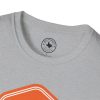 Orange Bass Guitar Badge T-Shirt — Retro Musician Tee for Bass Players - Thumbnail Image 30