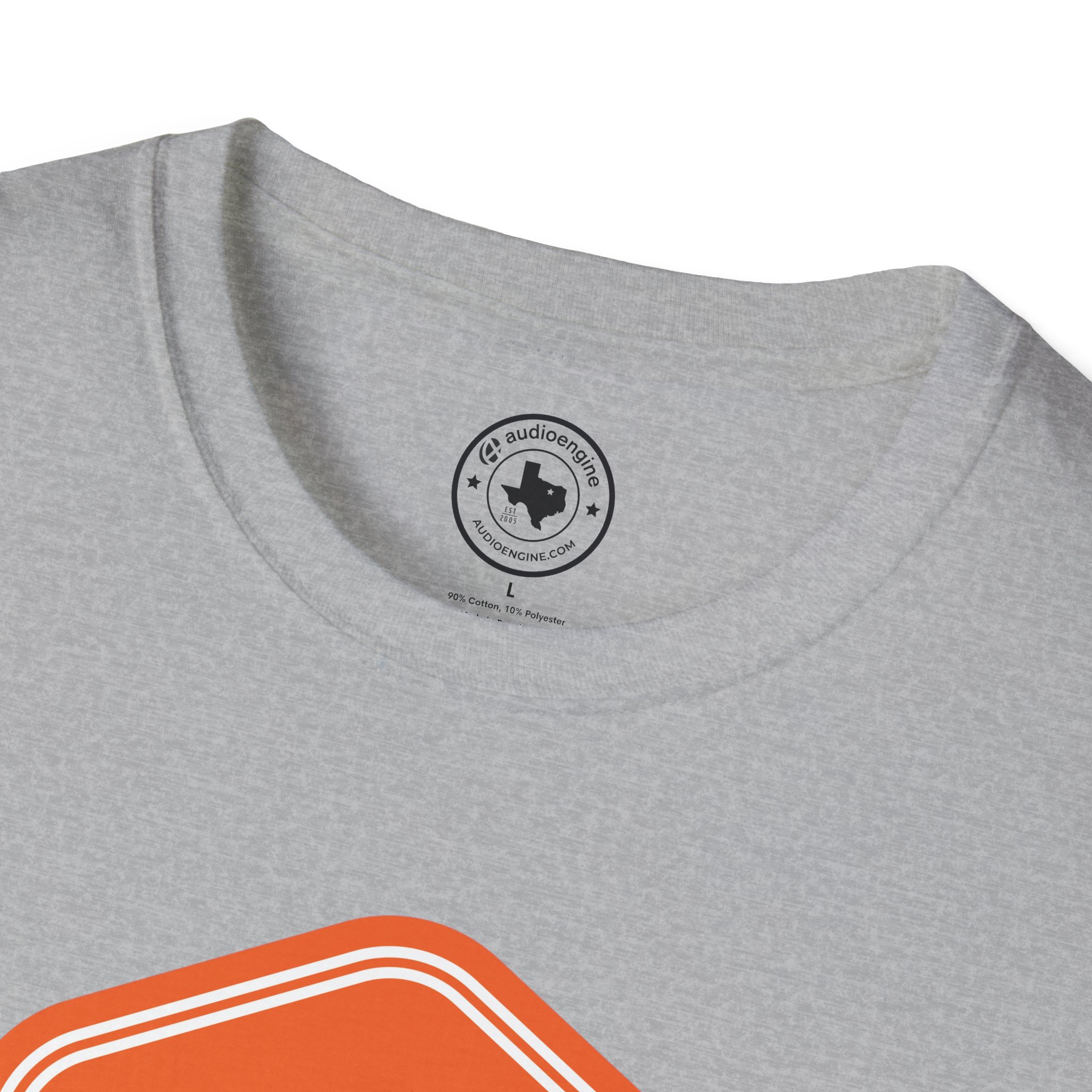 Orange Bass Guitar Badge T-Shirt — Retro Musician Tee for Bass Players - Image 30