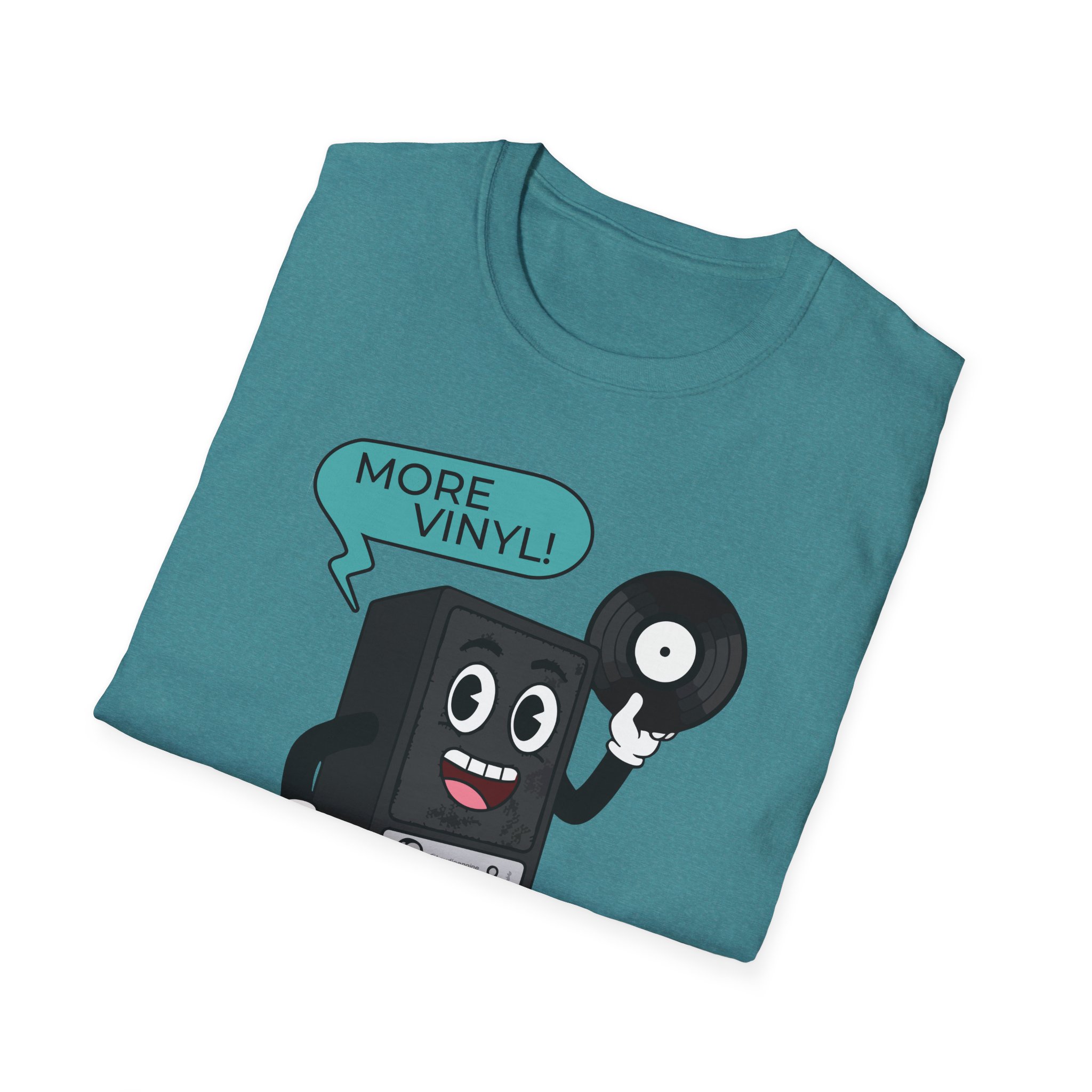 Vinyl Music Lover T-Shirt - More Vinyl Design - Image 32