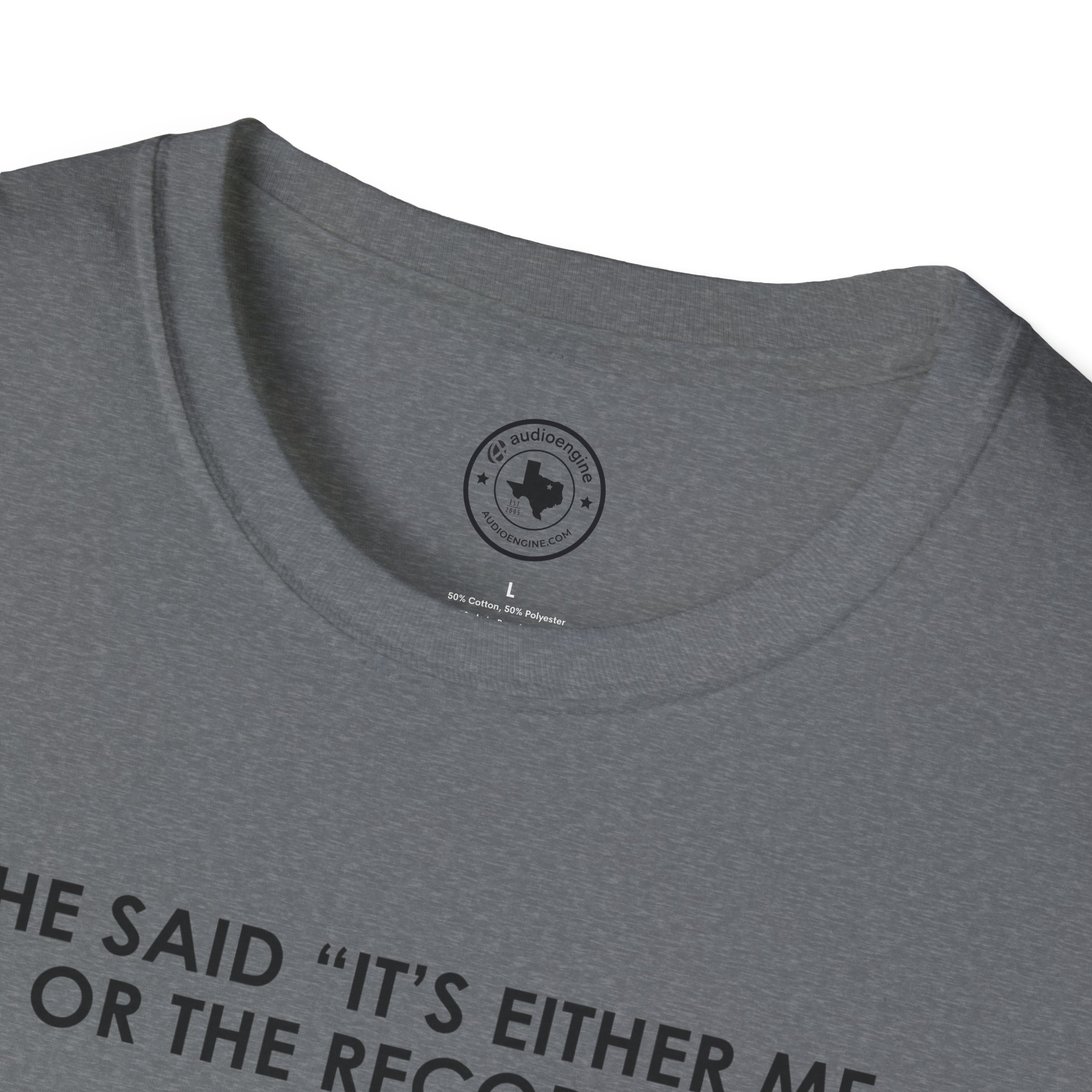 T-Shirt — “She Said ‘It’s Either Me or the Records.’ Sometimes I Miss Her.” Graphic Tee - Image 75