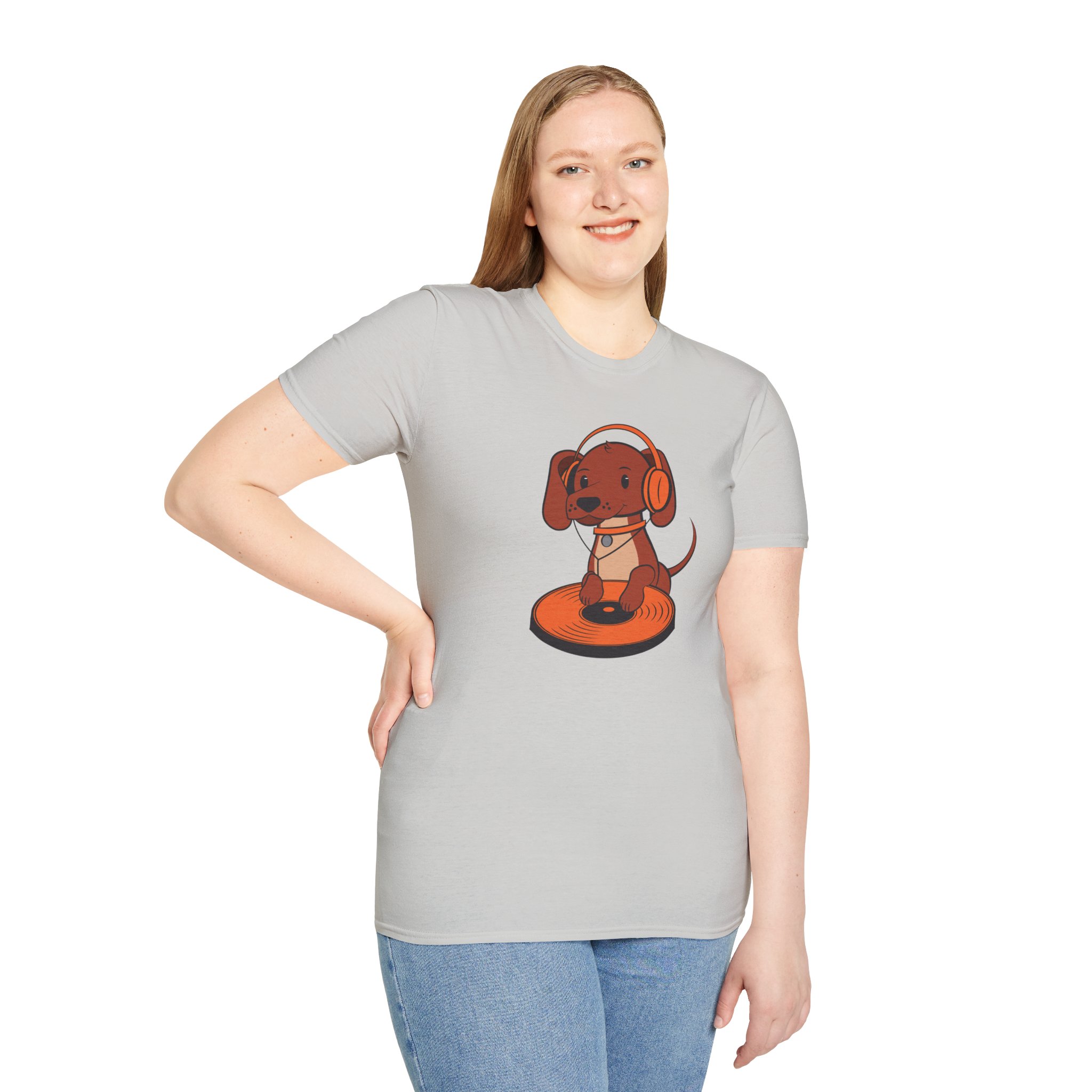 DJ Dachshund Tee — Cute Dog with Headphones Graphic T-Shirt - Image 35