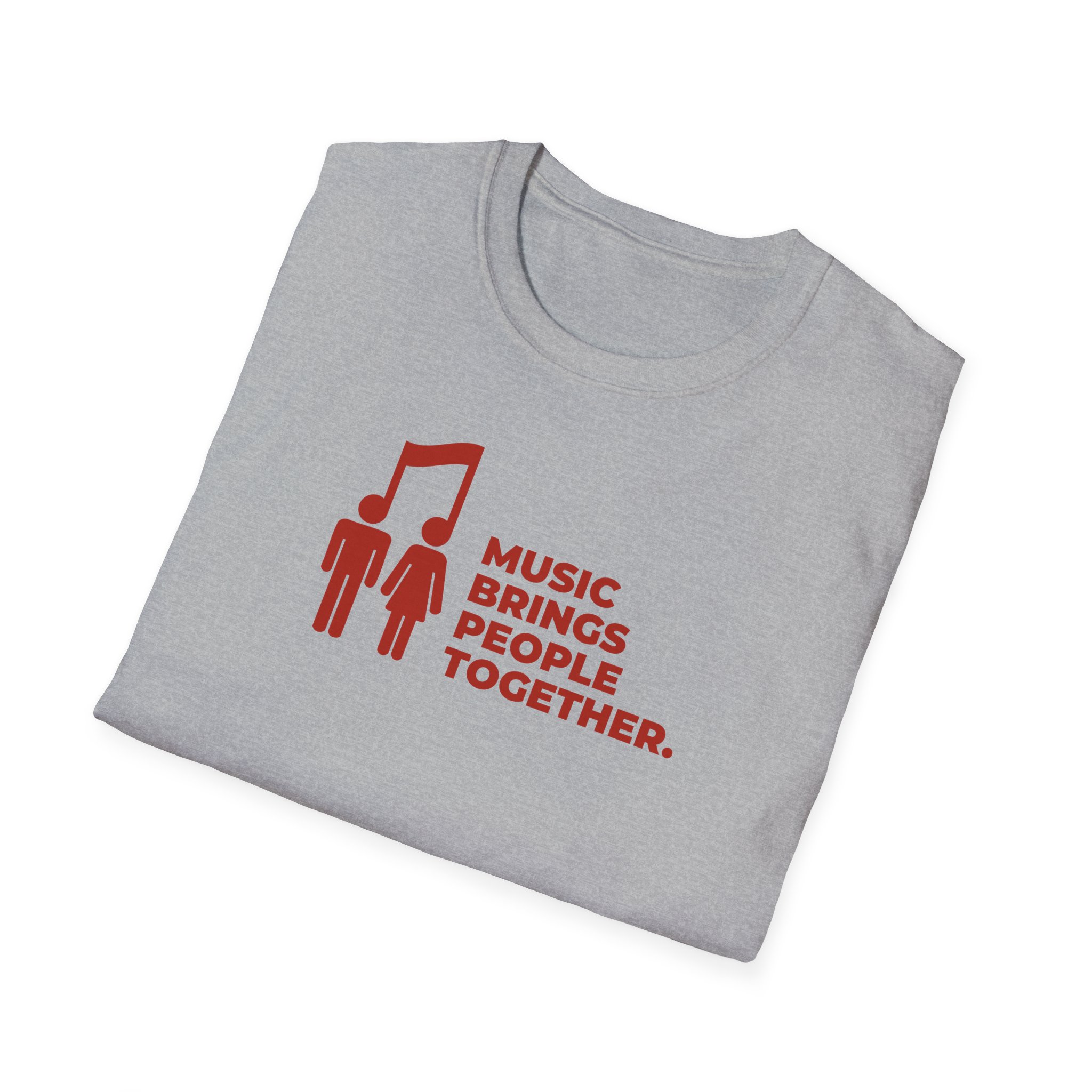 Music Brings People Together Unisex Softstyle T-Shirt - Image 20