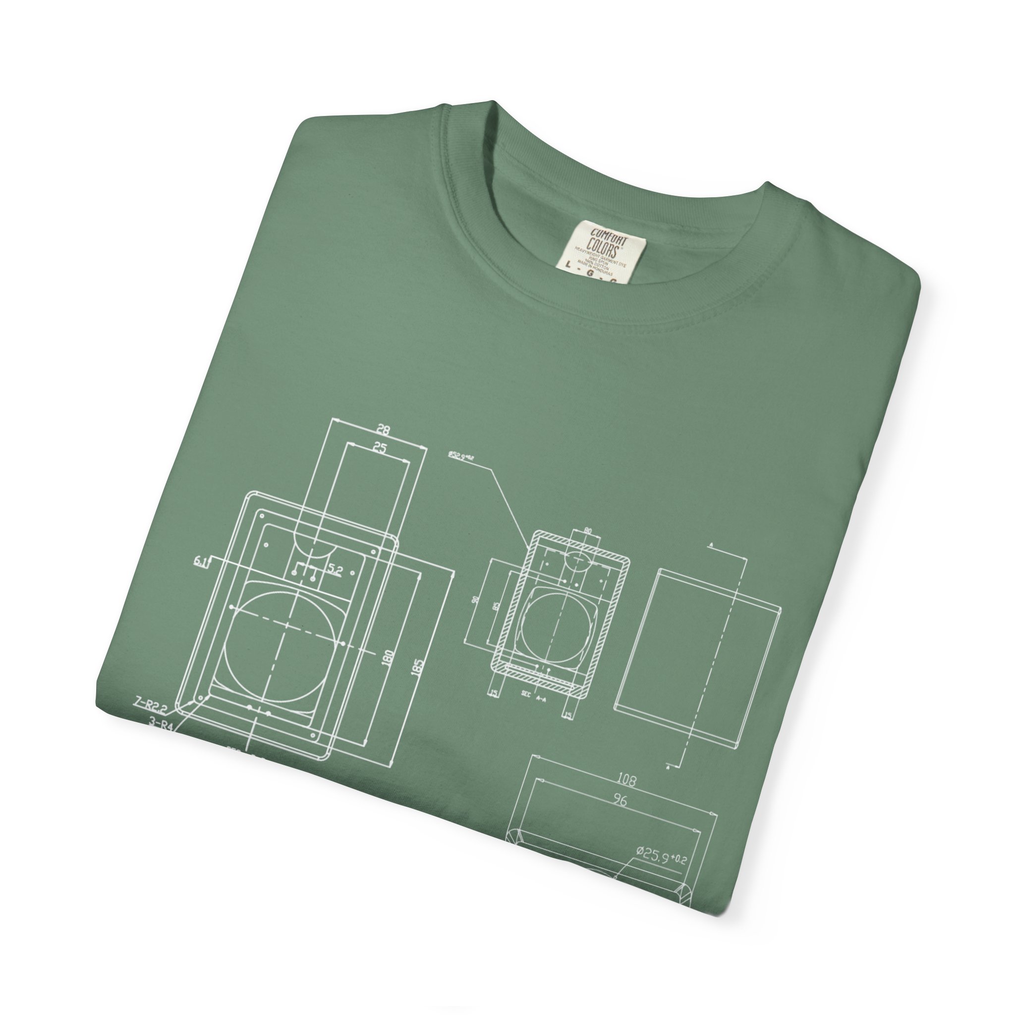 Blueprint Camera Unisex T-Shirt, Casual Wear, Artist Gift, Photography Tee, Unique Apparel, Comfortable Style - Image 43