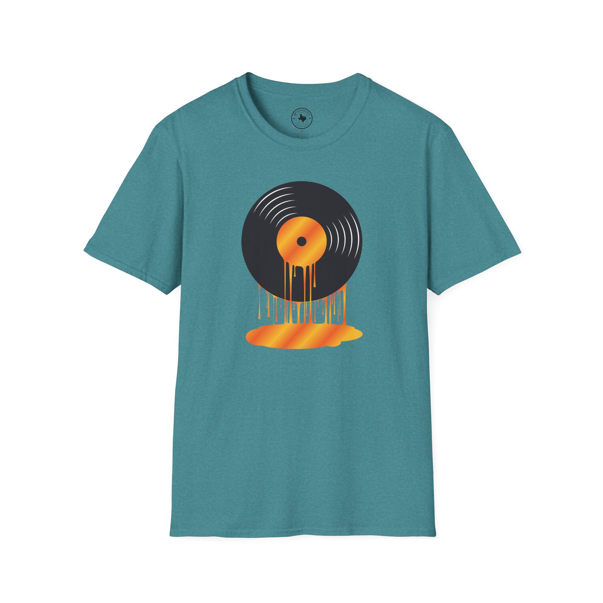 Melting Vinyl Record T-Shirt – Retro Music Tee - Image 55