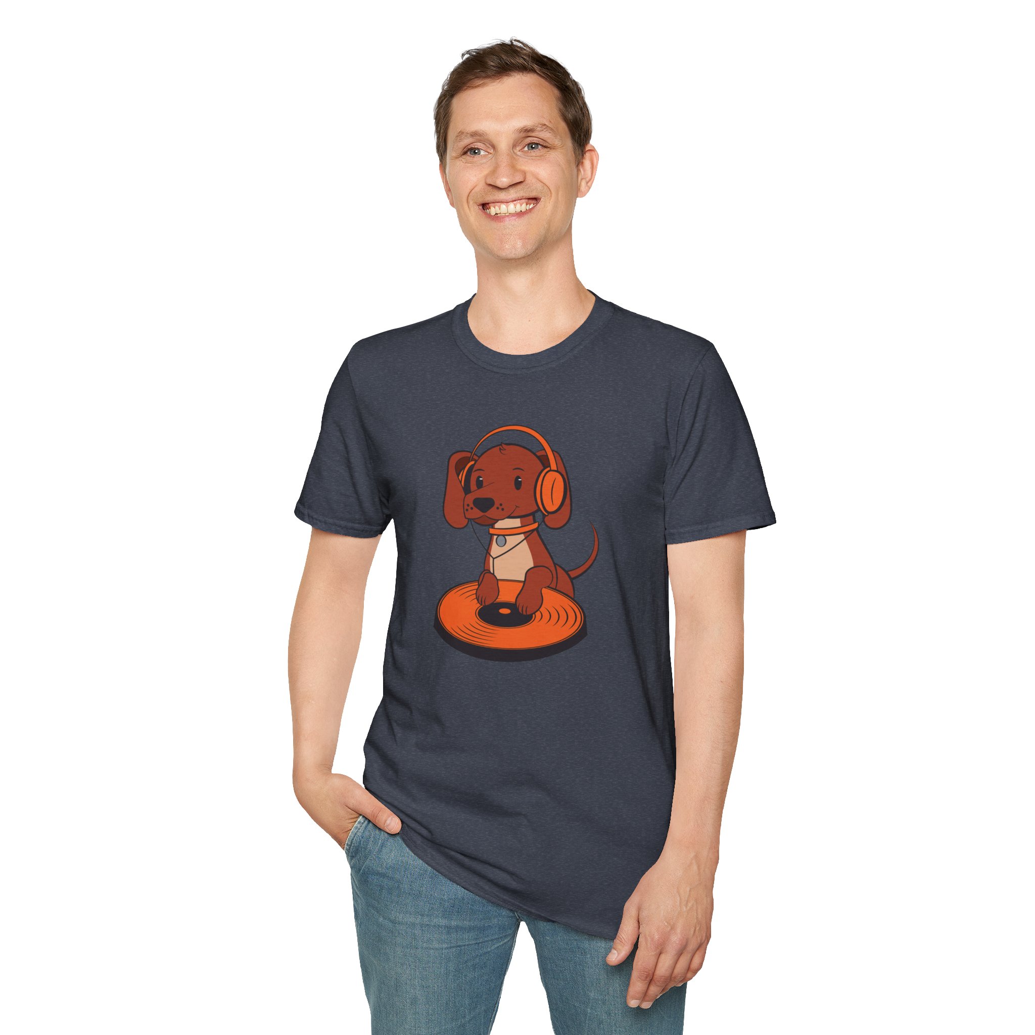 DJ Dachshund Tee — Cute Dog with Headphones Graphic T-Shirt - Image 126