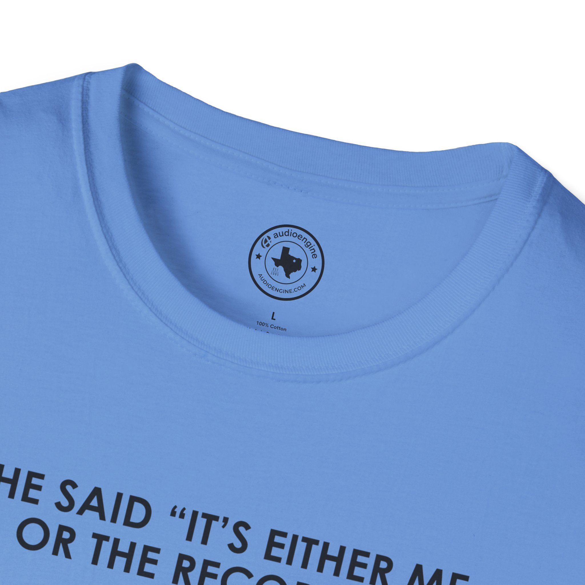 T-Shirt — “She Said ‘It’s Either Me or the Records.’ Sometimes I Miss Her.” Graphic Tee - Image 4