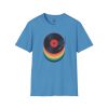 Retro Vinyl Record T-Shirt — Rainbow Stack Turntable Tee - Thumbnail Image 131