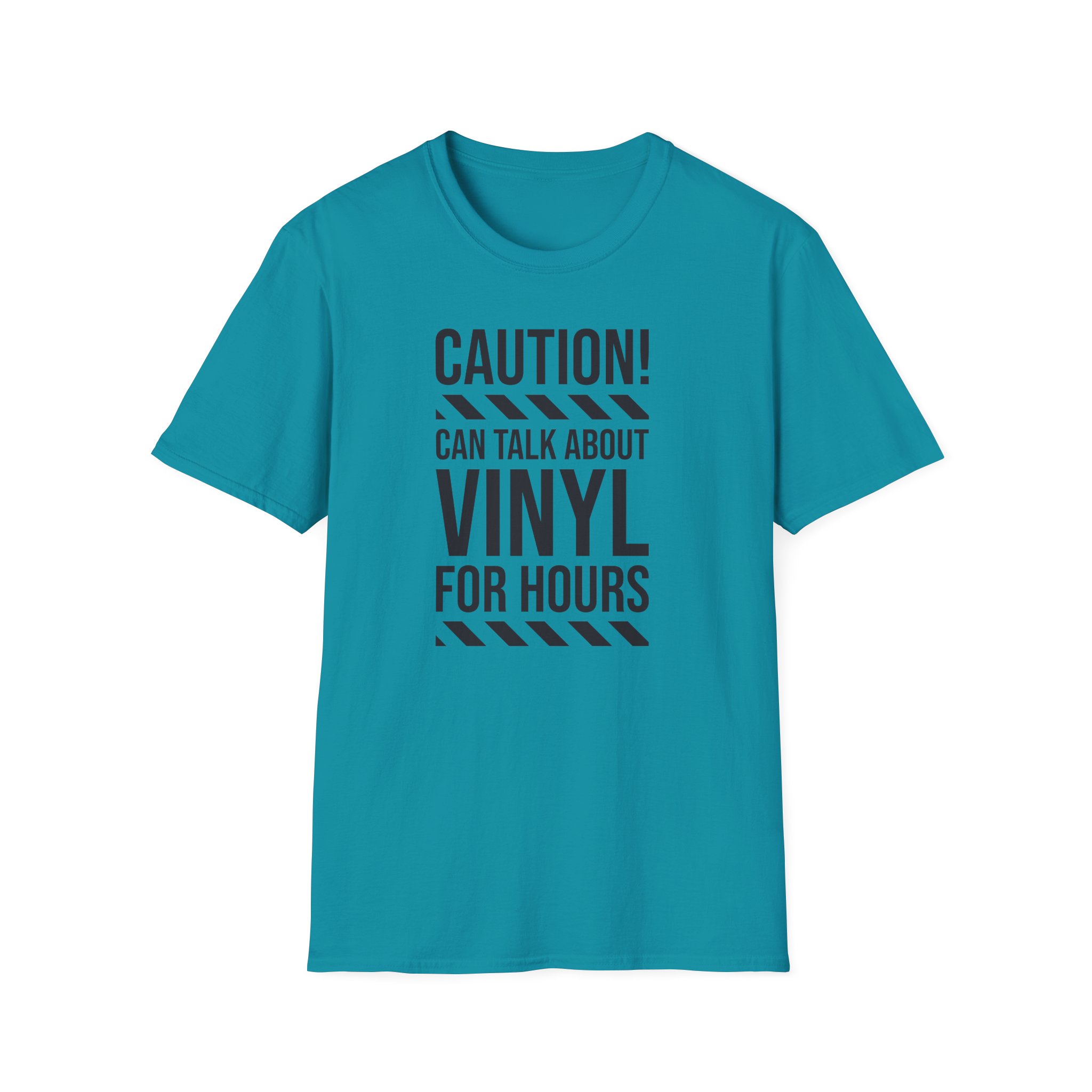 Vinyl Lover T-Shirt — "Caution! Can Talk About Vinyl For Hours" Music Tee - Image 67