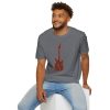 Electric Guitar Graphic T-Shirt — Red Psychedelic Music Tee - Thumbnail Image 71