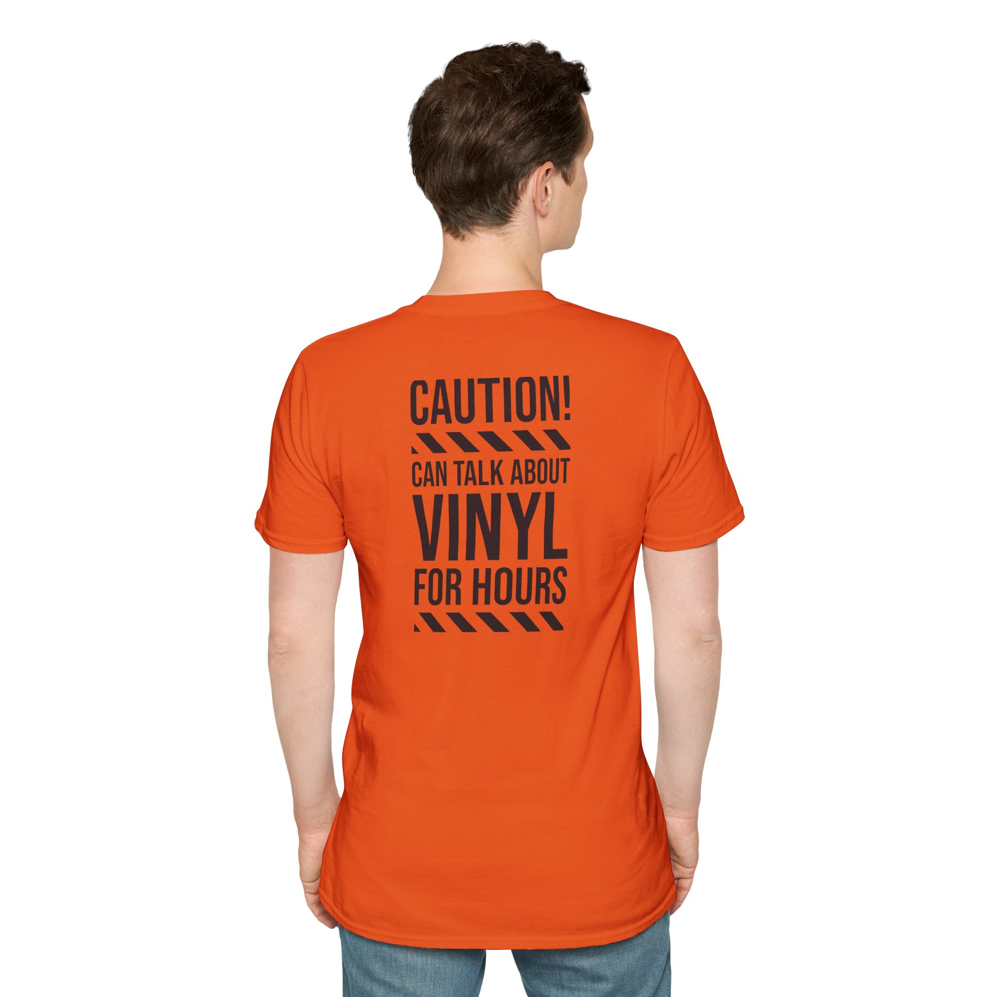 Vinyl Lover T-Shirt — "Caution! Can Talk About Vinyl For Hours" Graphic Tee - Image 30