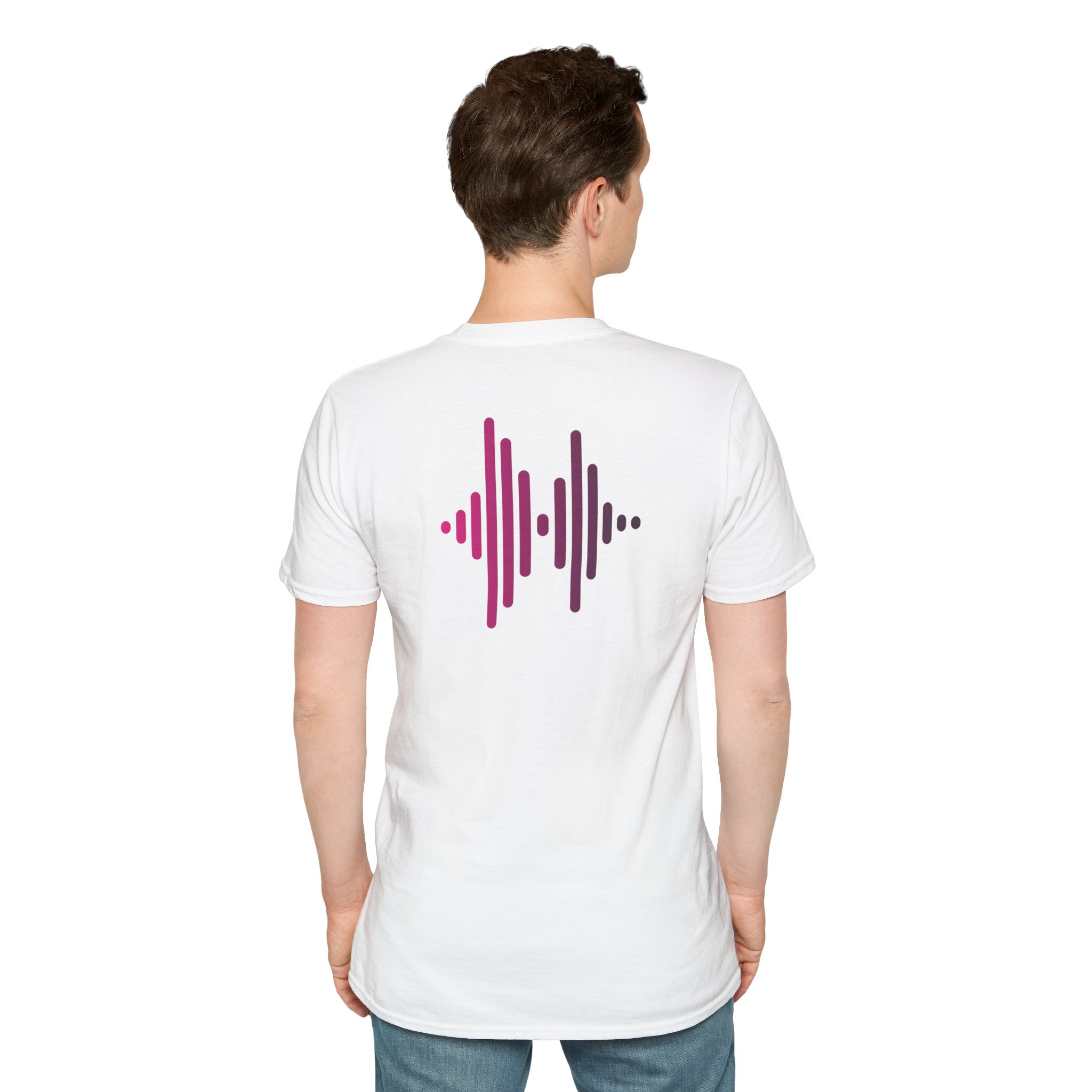 Soundwave Graphic T-Shirt — Modern Audio Waveback Tee - Image 12