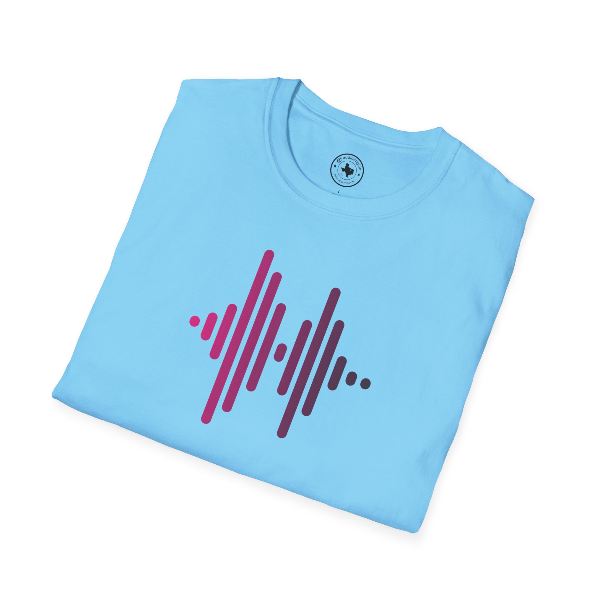 Audio Waveform Graphic Tee — Gradient Soundwave T-Shirt - Image 116