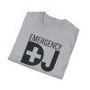 Emergency DJ Unisex Softstyle T-Shirt - Perfect for Music Lovers and Events - Thumbnail Image 12