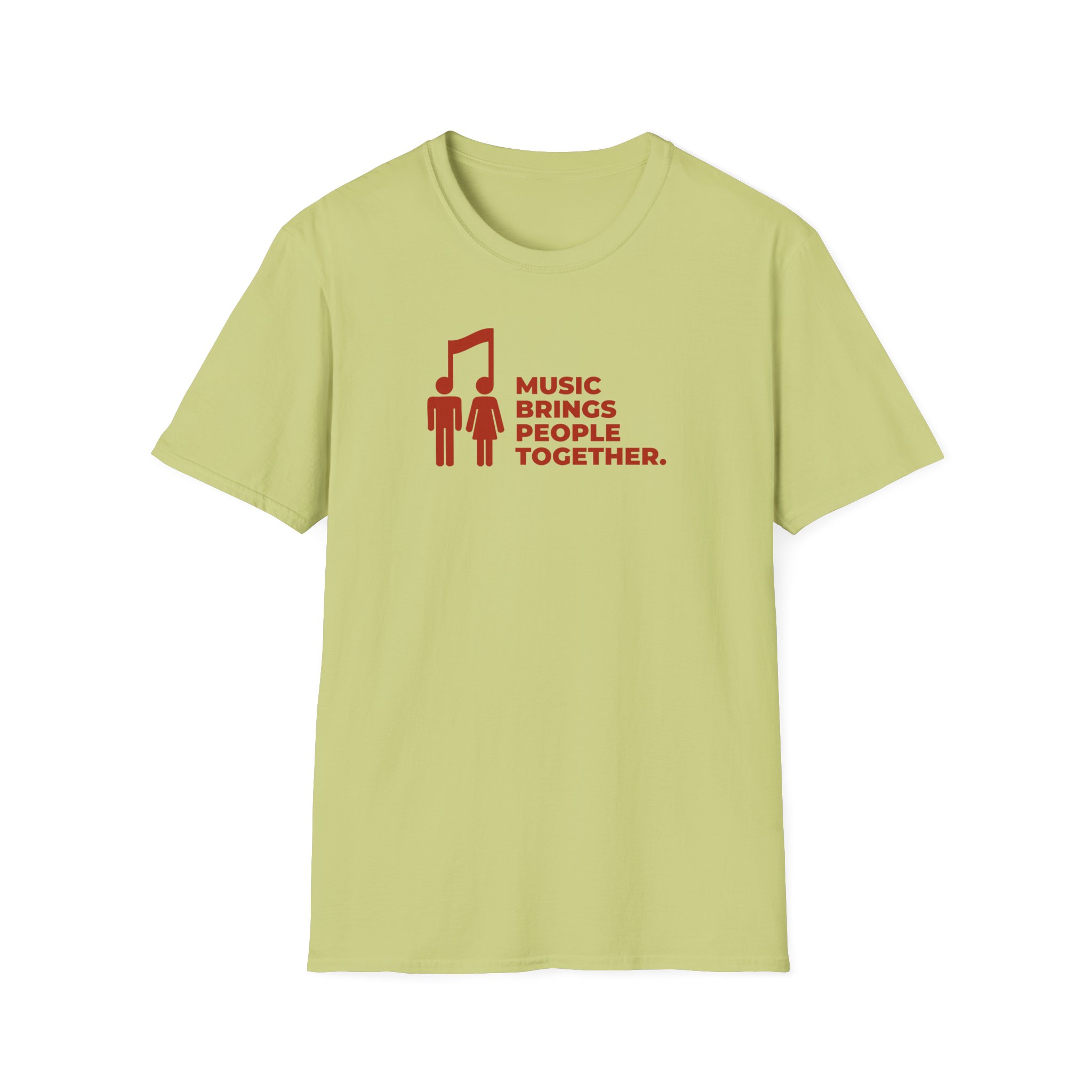 Music Brings People Together Unisex Softstyle T-Shirt - Image 25