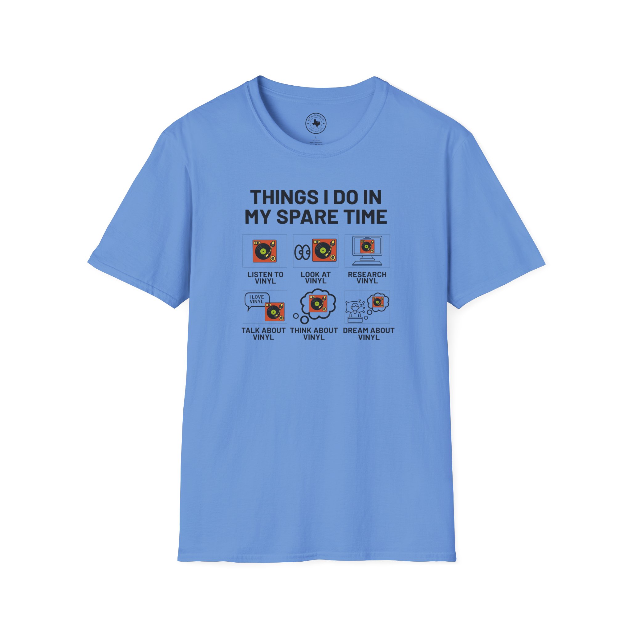 Things I Do In My Spare Time T-Shirt — Funny Hobbies Graphic Tee - Image 78