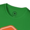 Orange Bass Guitar Badge T-Shirt — Retro Musician Tee for Bass Players - Thumbnail Image 66