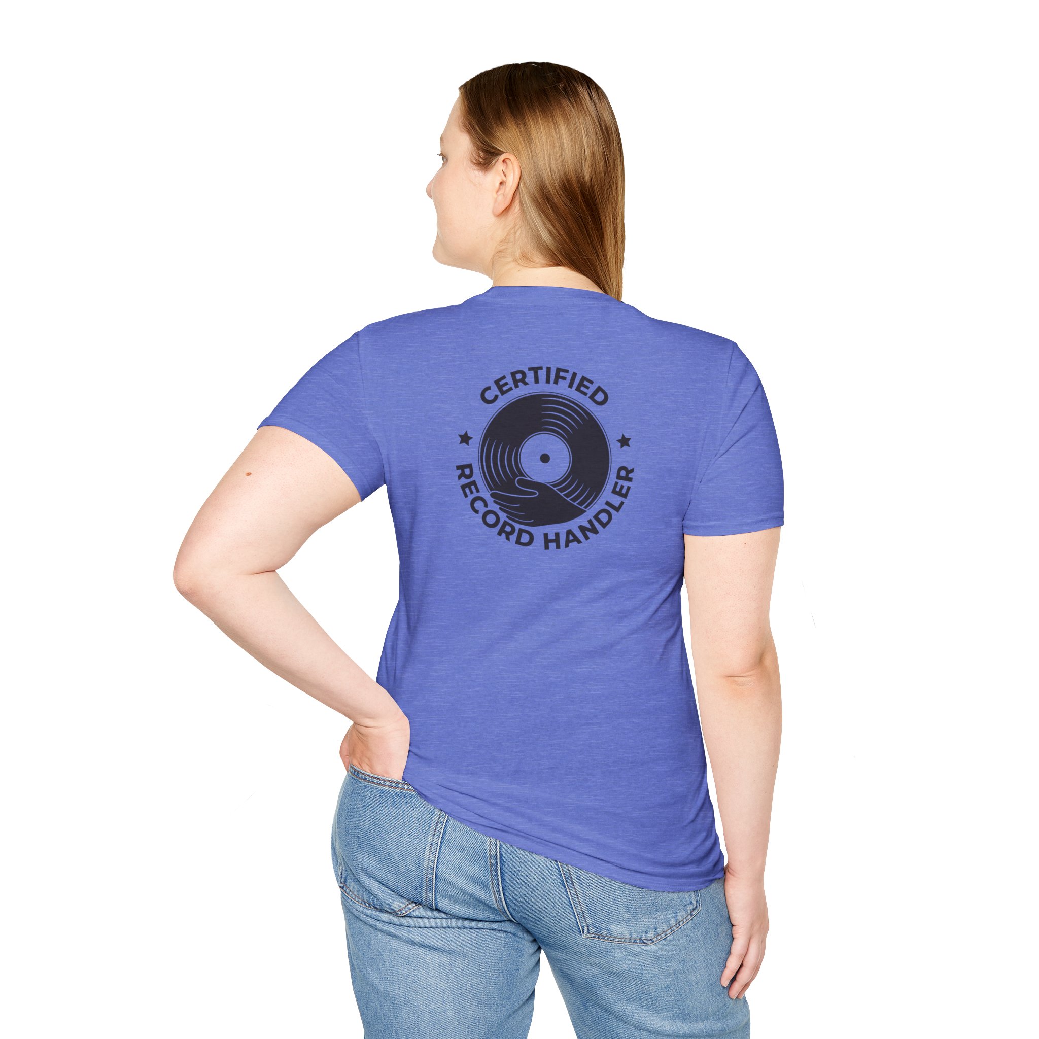 Certified Record Handler T-Shirt — Retro Vinyl DJ Tee - Image 65
