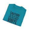 Vinyl Lover T-Shirt — "Caution! Can Talk About Vinyl For Hours" Music Tee - Thumbnail Image 70