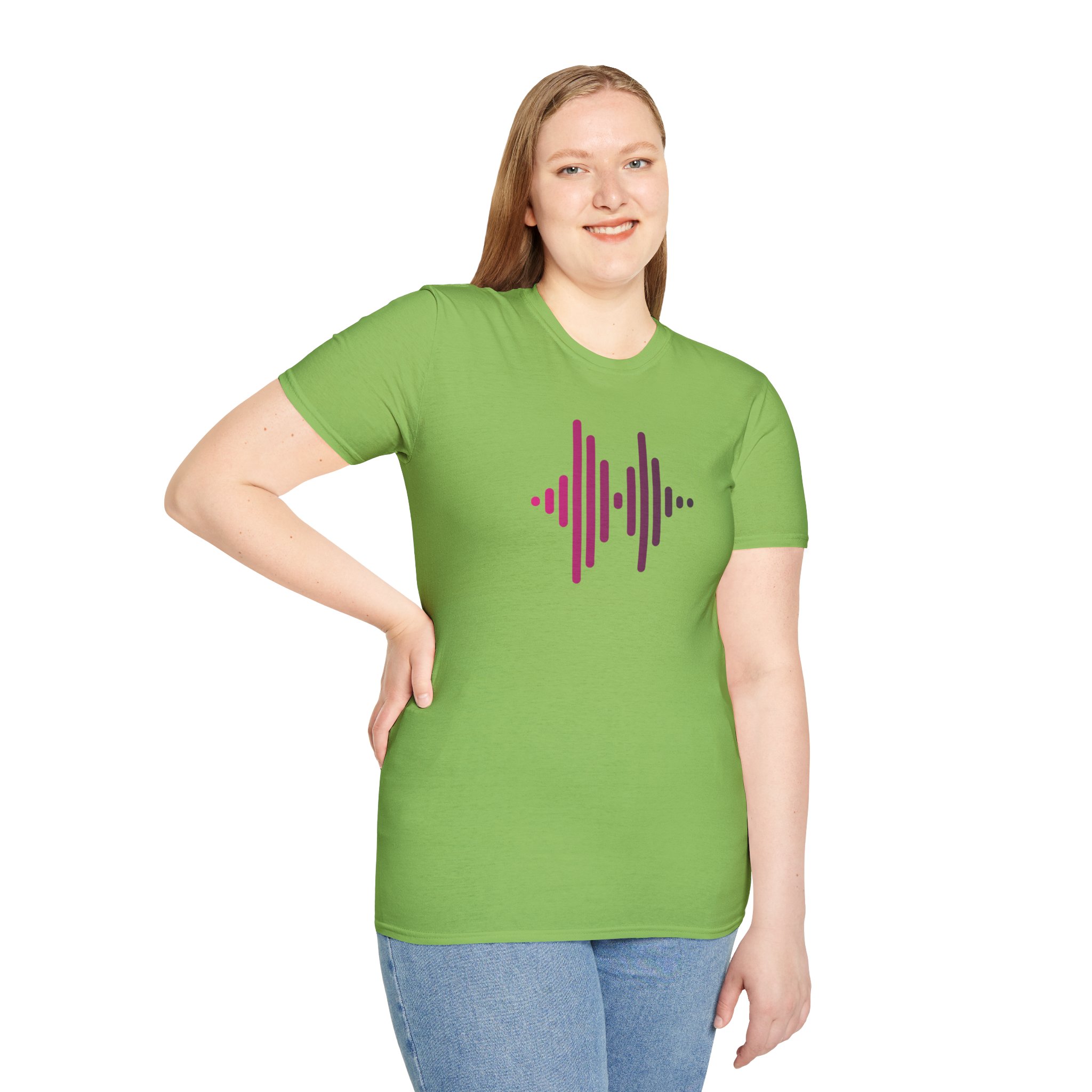 Audio Waveform Graphic Tee — Gradient Soundwave T-Shirt - Image 85