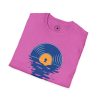 Sunset Vinyl Record T‑Shirt — Retro Music Lake Graphic Tee - Thumbnail Image 239