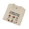 Things I Do In My Spare Time T-Shirt — Funny Hobbies Graphic Tee - Thumbnail Image 26